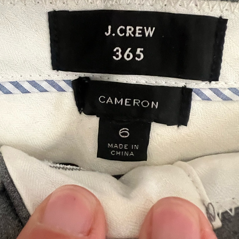J.Crew 365 Cameron Trousers in Gray